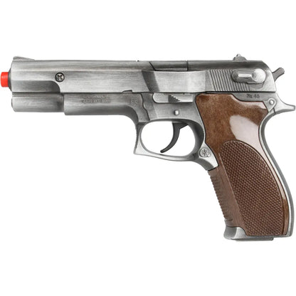 Pistolet metalowy policjanta 8 naboi