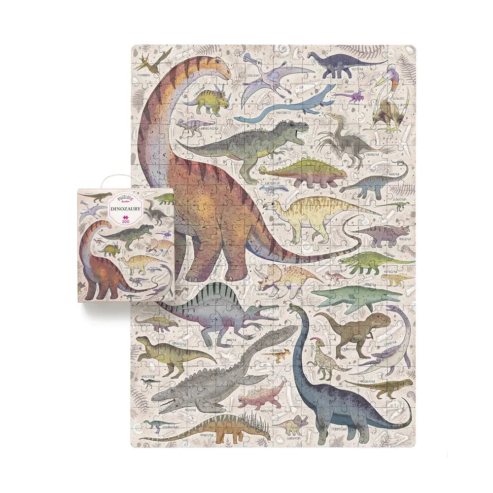 CzuCzu Puzzlove Dinozaury 200el 92306