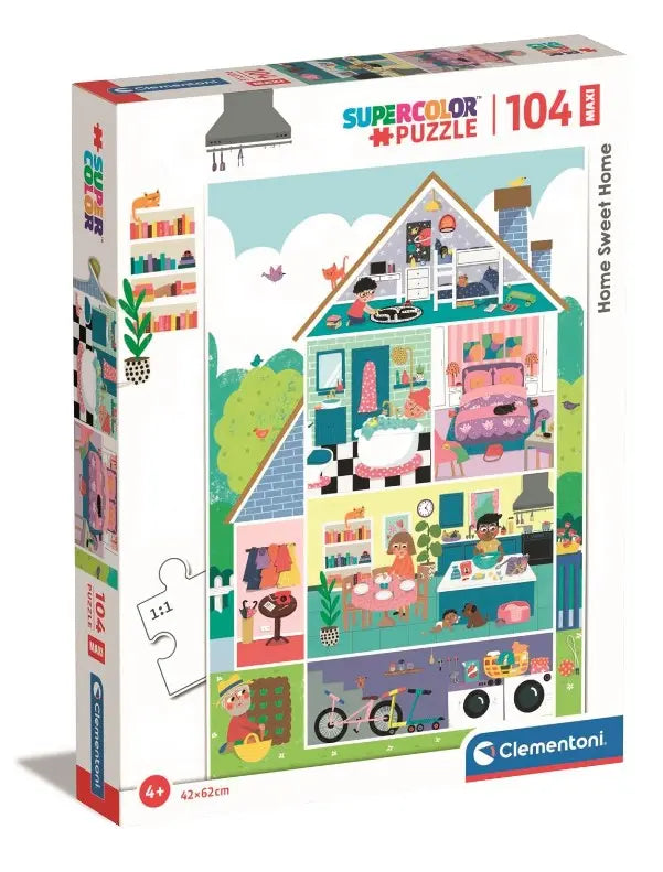 Puzzle 104 maxi super kolor home sweet home