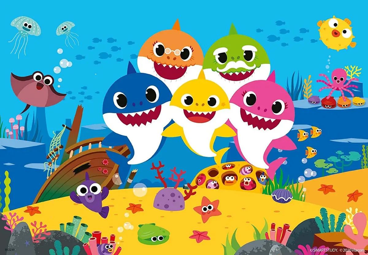 RAVENSBURGER Puzzle Baby Shark 2x24 051243
