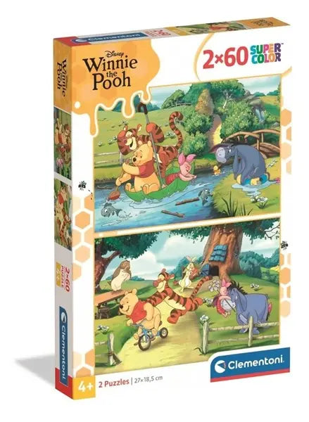 Puzzle 2x60 Kubuś Puchatek