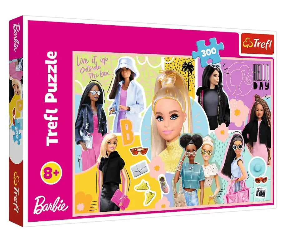 Puzzle 300 elementów Twoja ulubiona Barbie