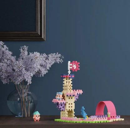 Klocki waffle mini KsiężnMagWieża 80el 05807