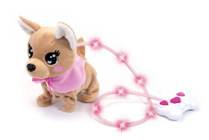 Chi chi love loomy sterowany piesek ze świecącym przewodem