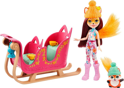 MATTEL Barbie Enchant. lalka + pojazd FJH11 GJX31