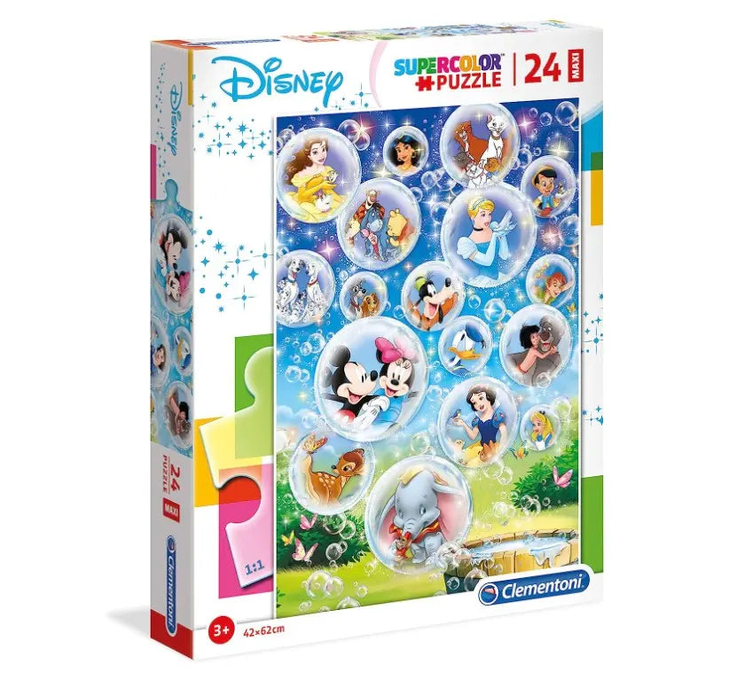 Puzzle 24 maxi SuperKolor Disney Classic