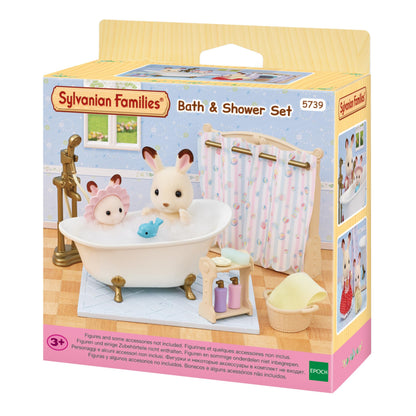 Sylvanian families łazienka-wanna i prysznic