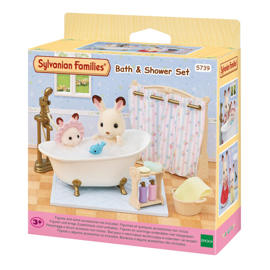 Sylvanian families łazienka-wanna i prysznic