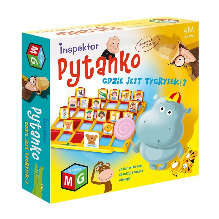 Gra rodzinna inspektor pytanko: gdzie jest tygrysek?