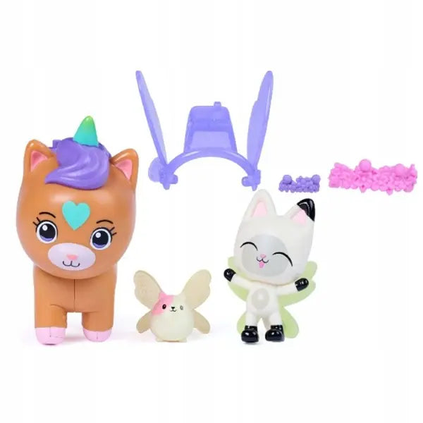 Koci Domek Gabi - figurki Kiciuś Panduś i Kiciorożec Kico