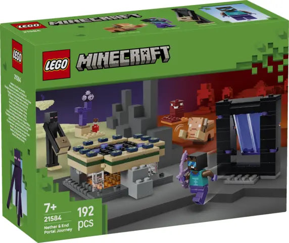 Lego Minecraft - Podróż przez portal Netheru i Kresu