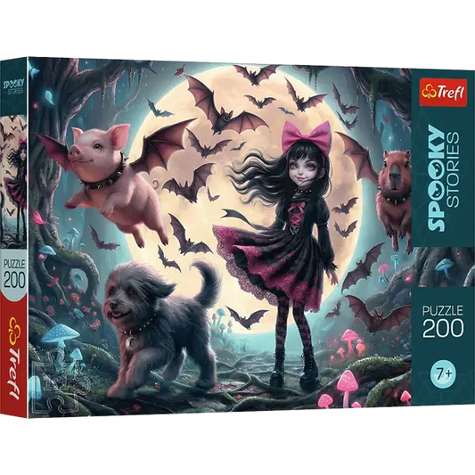Puzzle 200 el. Spooky Stories - Księżycowe historie