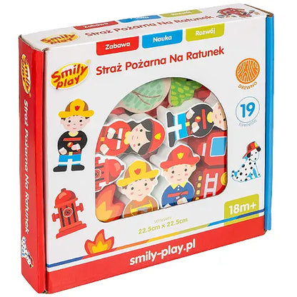 Drewniana remiza strażacka