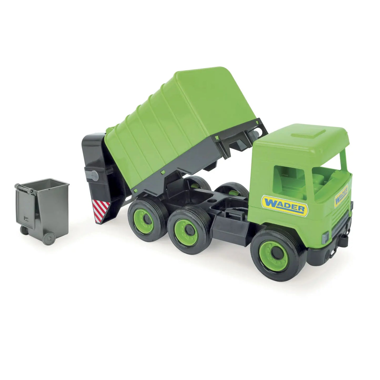 WADER Middle Truck śmieciarka zielona 32103