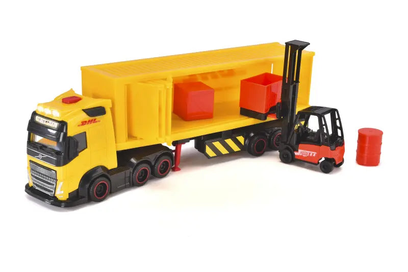 Ciężarówka + naczepa DHL ze światłem i dźwiękiem