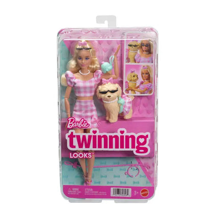 Barbie Twinnig Looks lalka + piesek