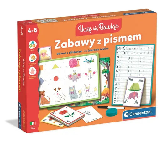 Uczę się bawiąc! Zabawy z pismem