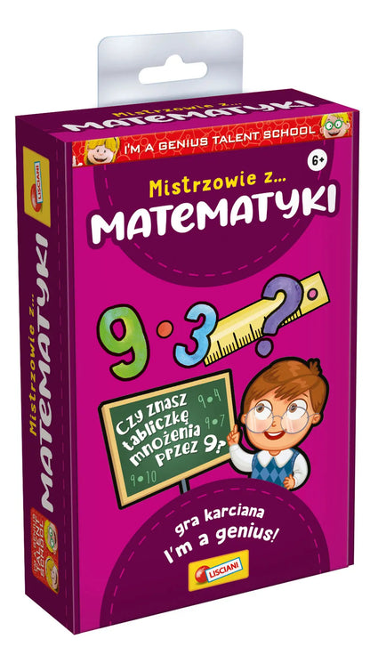 Lisciani I am a genius Gra karciana Matematyka