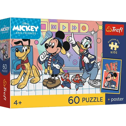 Puzzle Premium Plus Kids, Disney 60 el. Mysia ekipa