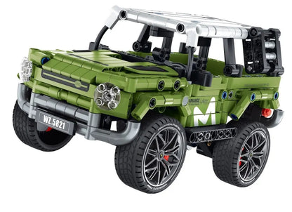 Immaster klocki pojazd off road zielony 474 elementy