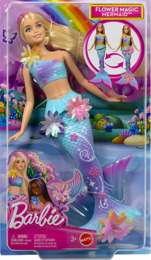 Barbie magiczna syrenka kwiatowa