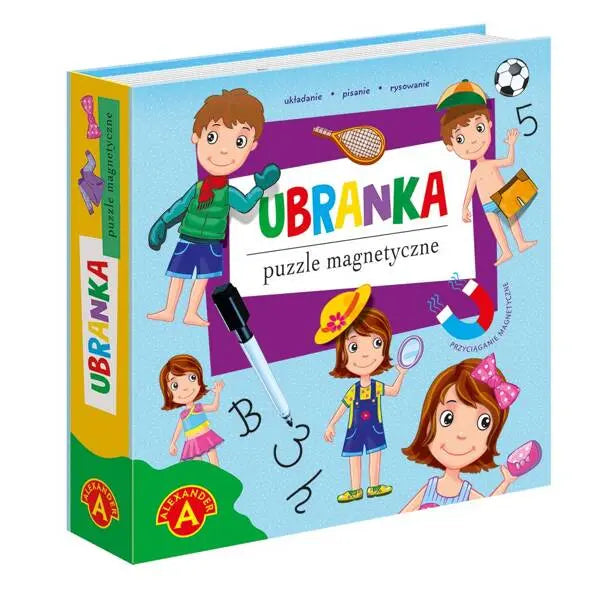 Puzzle magnetyczne układanka Ubranka 26801