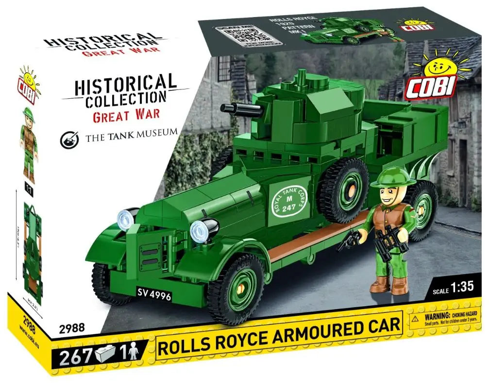 COBI HC GREAT WAR RollsRoyceArmouredCar 267kl 2988