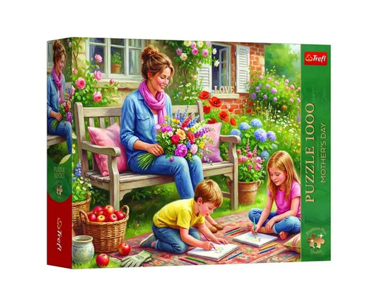 PUZZLE 1000 PremPlus DzieńMatki Rodzina w o..12144