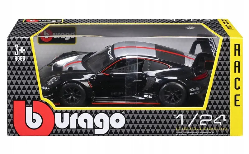 BBU 1:24 Racing Porsche 911 GT3 Black Launch 28048
