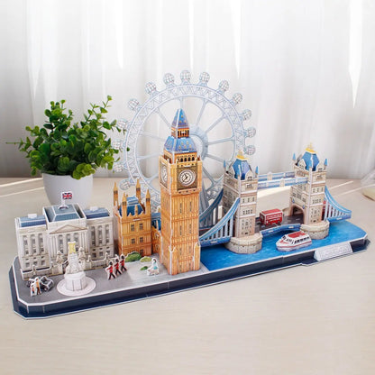 Cubic fun puzzle 3d city line london