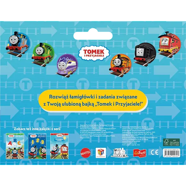 Książka aktywizująca Giga notes z naklejkami, Tomek i przyjaciele