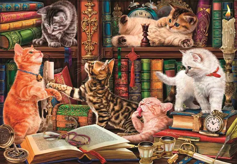 Puzzle 1000 HQ Curious Whiskers
