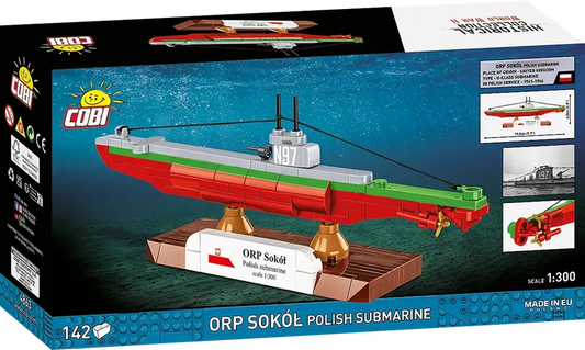 COBI HC WWII ORP Sokół Polish Submarine 142kl 4863
