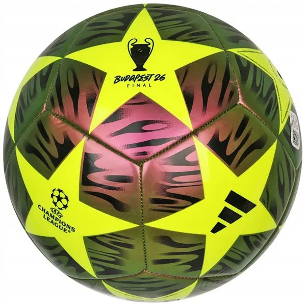 Piłka nożna Adidas Champions League neonowa