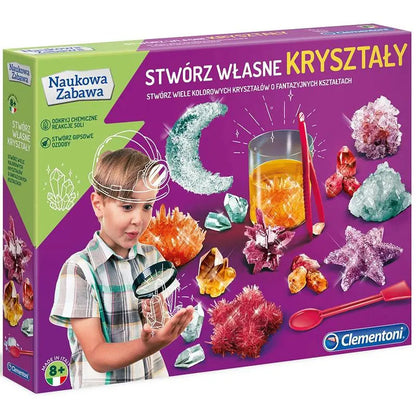 Naukowa zabawa stwórz własne kryształy