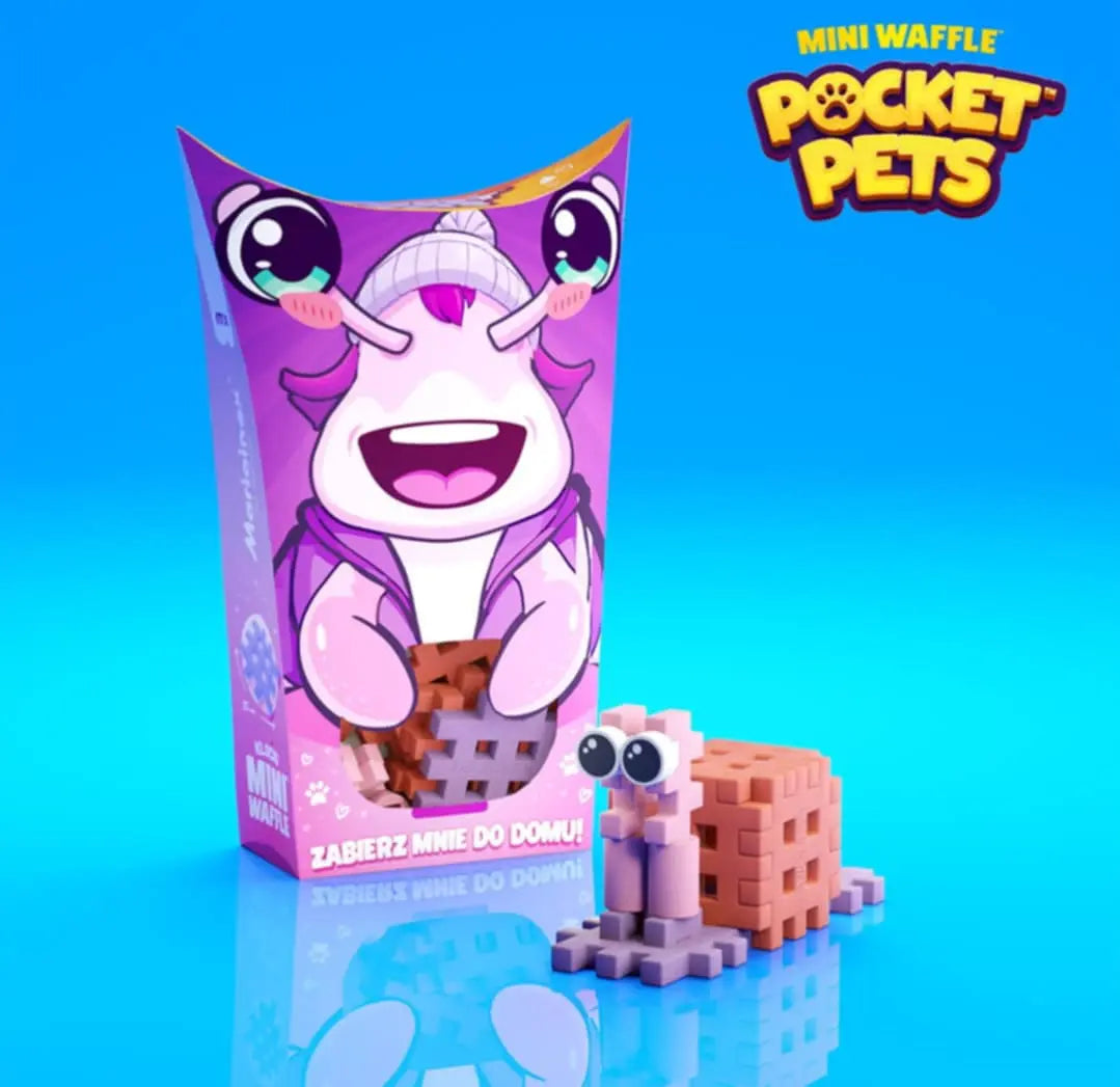 Klocki wafle mini pocket pets ślimak