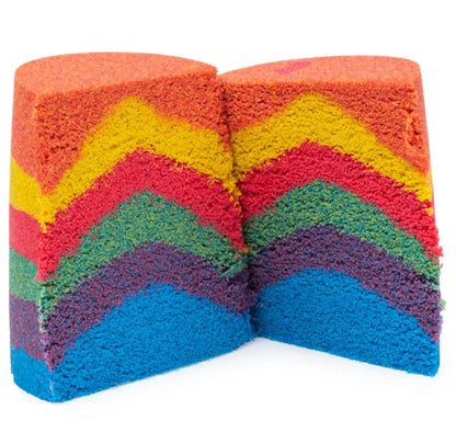 Kinetic sand zestaw tęczowych narzędzi
