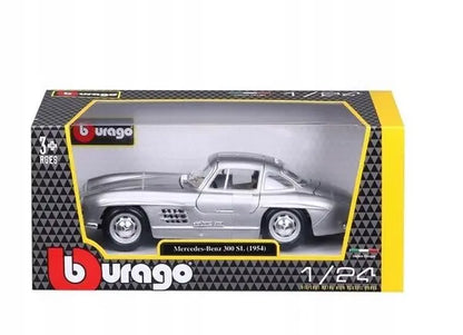 BBU 1:24 Mercedes-Benz 300SL 1954 silver 22023SL