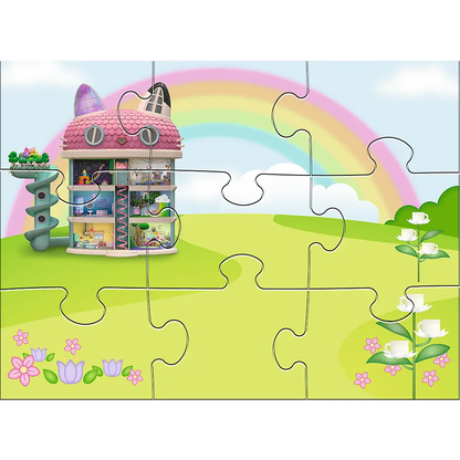 Puzzle magnetyczne poznaj świat gabi