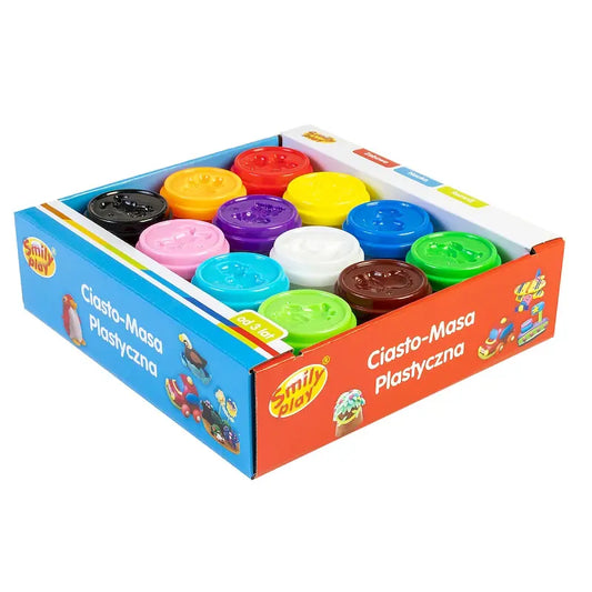 Ciasto-masa plast.12kol SmilyPlay SP83348