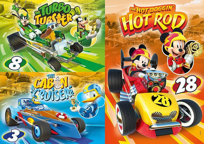 Puzzle 3x48 Mickey and The Roadsters