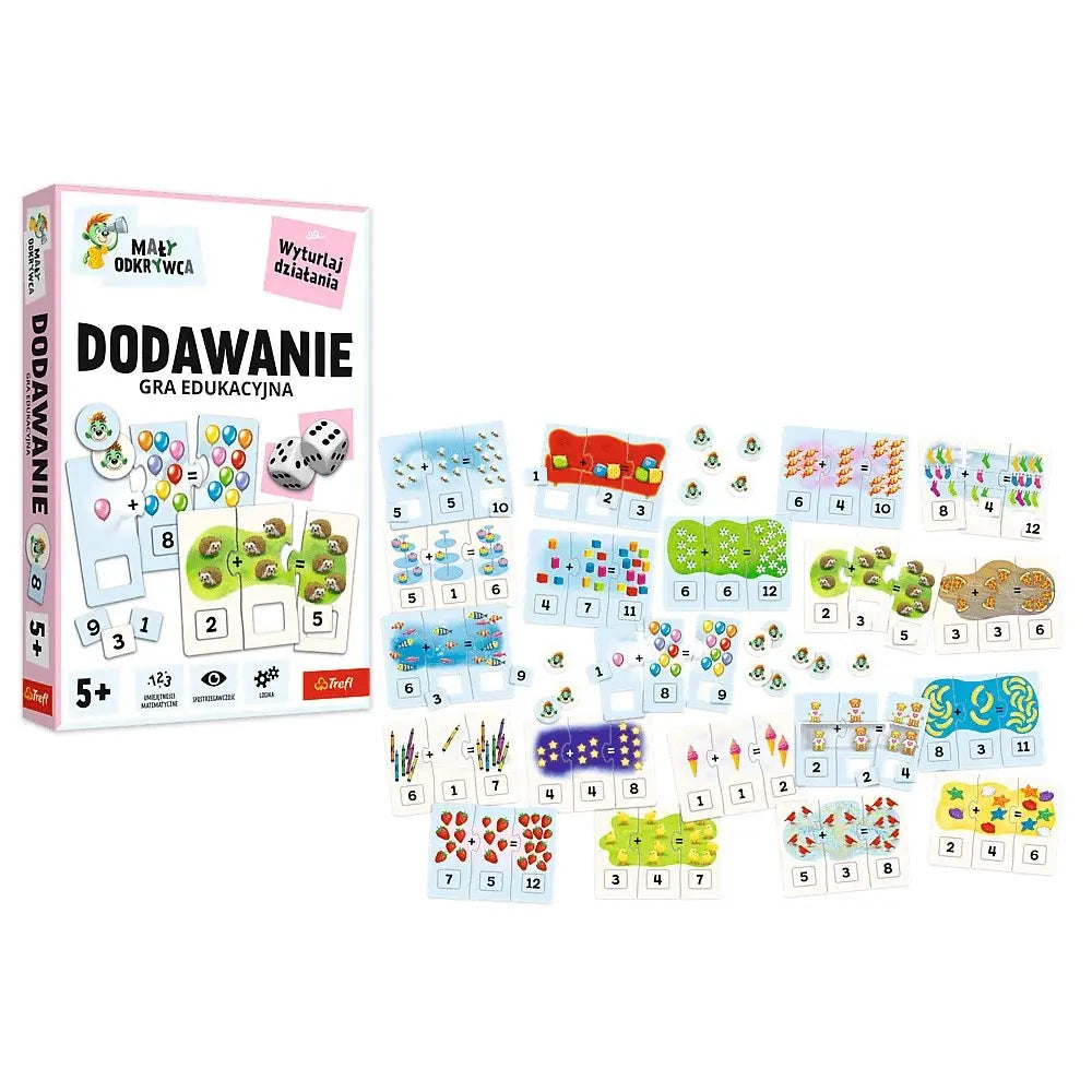 Gra mały odkrywca dodawanie