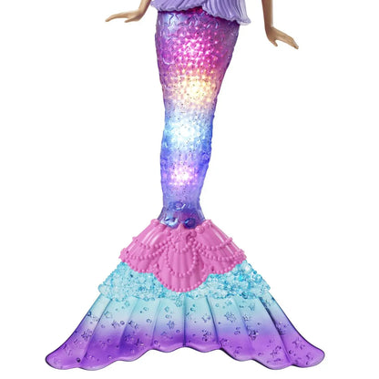 Barbie malibu syrenka migoczące światełka