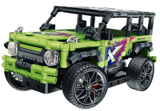 Immaster klocki rc auto terenowe lime 484 elementów