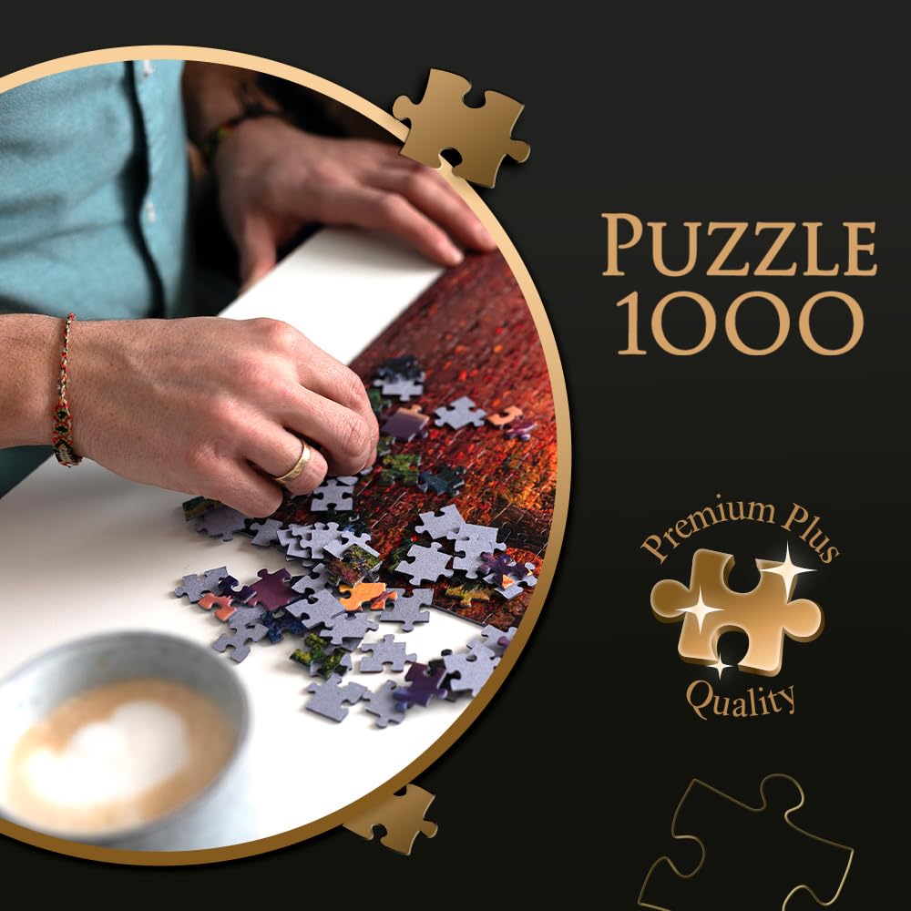 Puzzle 1000 elementów premium plus photo odyssey wieża cesta w san marino