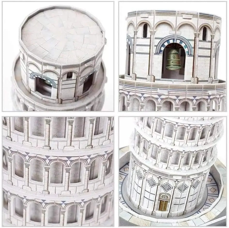 Cubic fun puzzle 3d krzywa wieża w pizzie