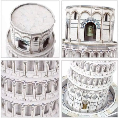 Cubic fun puzzle 3d krzywa wieża w pizzie