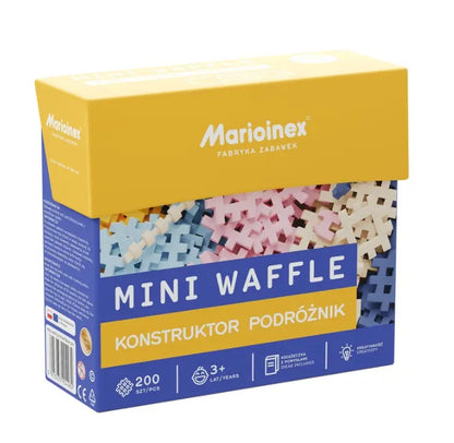Klocki wafle mini konstruktor 200 elementów podróżnik
