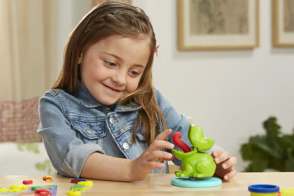 Play-doh starters żaba i nauka kolorów