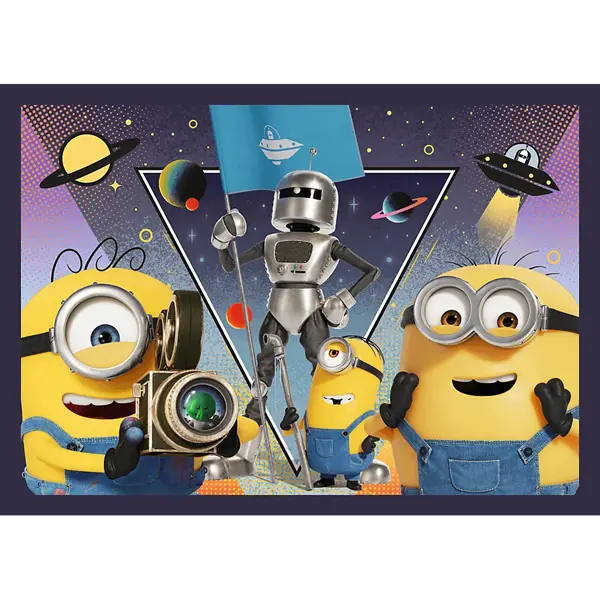 Puzzle 4w1 Nowe przygody Minionków